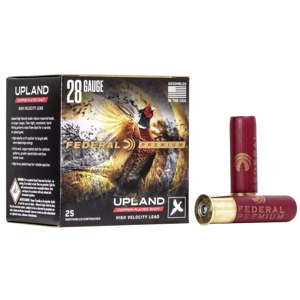 Federal Premium Wing-Shok Hi Brass 28 ga 2 3/4″ 3/4 oz #6 – 25/box