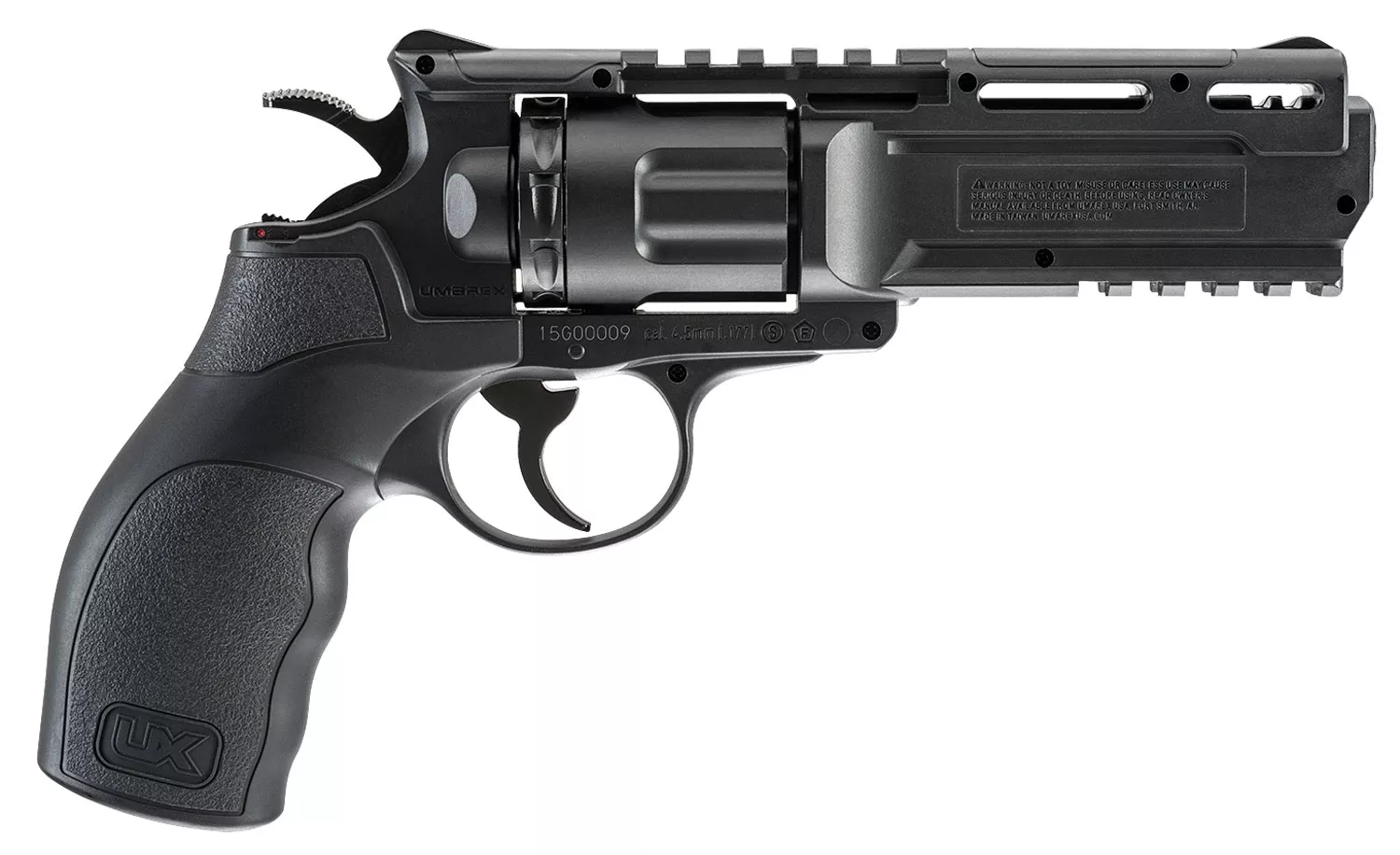 Umarex 2252109 BrodaxCO2 177 BB 10rd Black Frame Black Polymer Grip